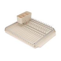 EDÉNYSZÁRÍTÓ TÁLCA - bézs, Basics, műanyag/fém (49/38,6cm) - Brabantia