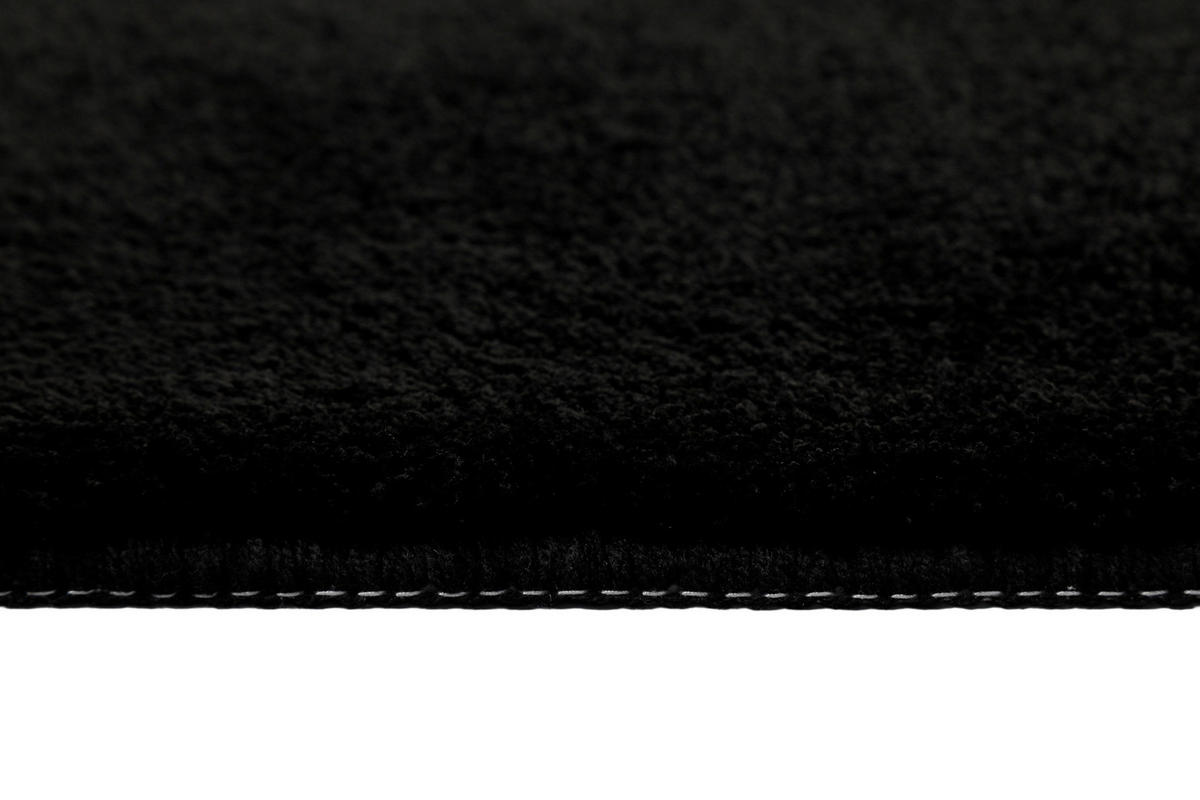 BADTEPPICH Schwarz 80/150 cm  - Schwarz, Basics, Textil (80/150cm) - WECON HOME
