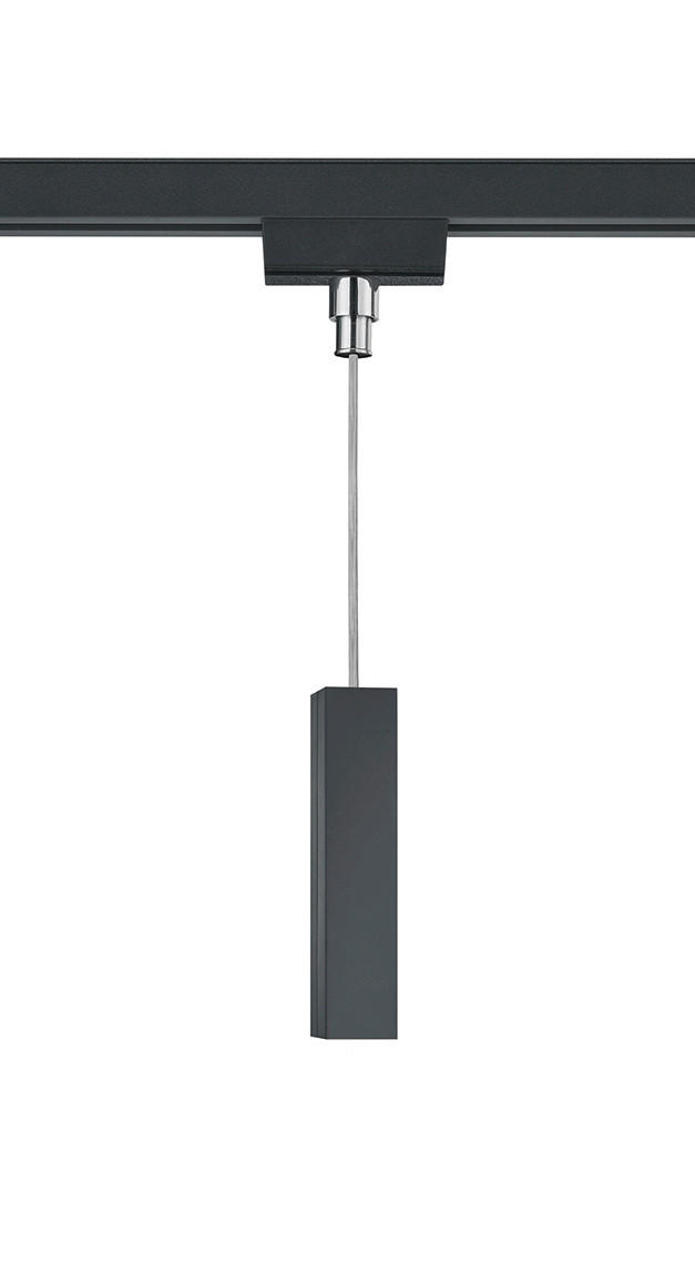 ADAPTER FÖR SKENA DUOLINE TRACK-SYSTEM 6/34,5/3 cm   - svart, Basics, plast (6/34,5/3cm) - Trio Leuchten