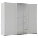 SCHWEBETÜRENSCHRANK  in Grau  - Grau, KONVENTIONELL, Glas/Holzwerkstoff (301/223/68cm) - Novel