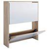 SCHUHKIPPER 63/73/17 cm  - Honigeiche, KONVENTIONELL, Holzwerkstoff (63/73/17cm) - MID.YOU