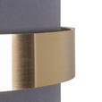 HÄNGELEUCHTE 37/120 cm  - Goldfarben/Grau, MODERN, Kunststoff/Textil (37/120cm) - Novel