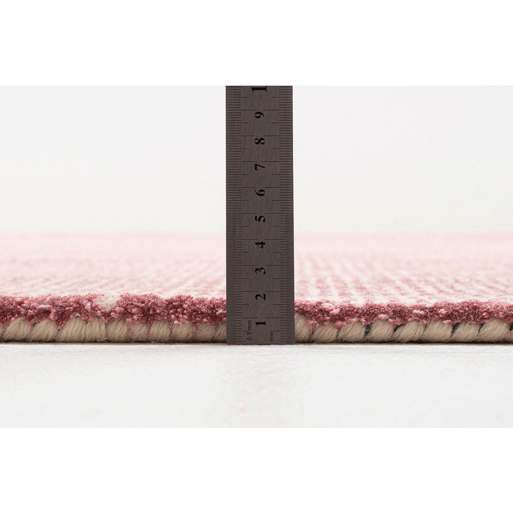 Thumbnail - Tom Tailor Handwebteppich, Rosa, Textil, Uni, rund, Teppiche & Böden, Teppiche, Runde Teppiche