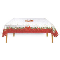 TISCHDECKE Christmas Heritage 250/145 cm  - Smaragdgrün/Rot, Basics, Textil (250/145cm) - POZZI AND EASY LIFE