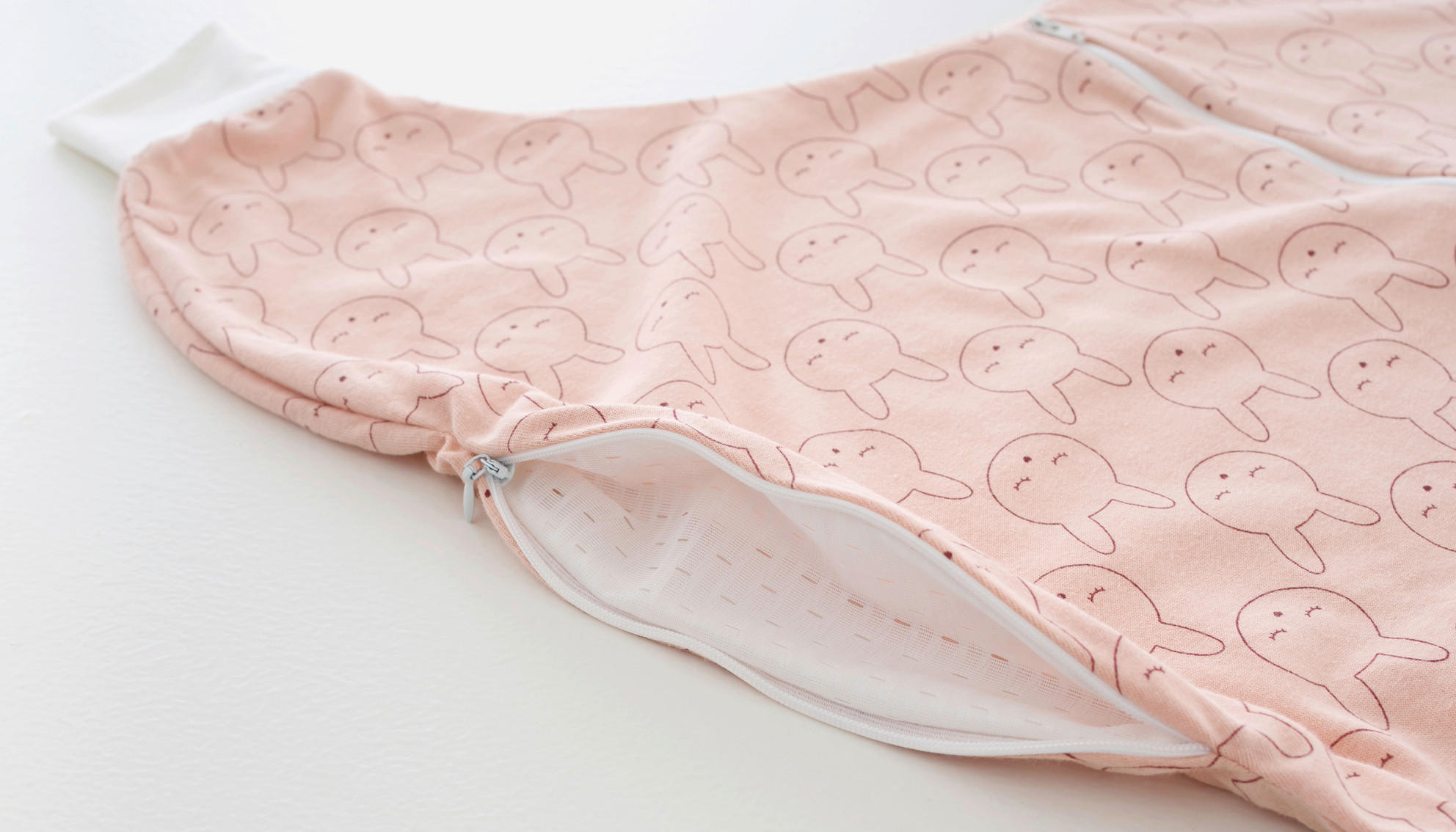 BABYSCHLAFSACK Kuschelhase Beige    104   - Beige/Altrosa, Basics, Textil (104null) - Träumeland