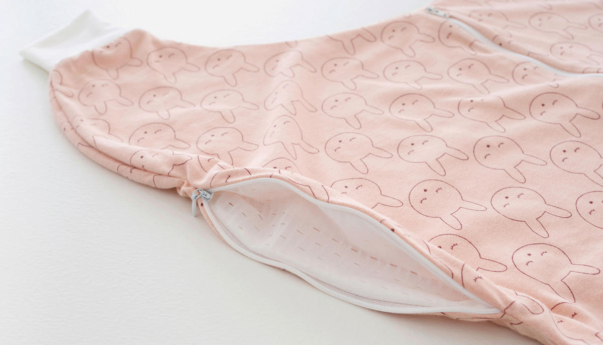 BABYSCHLAFSACK Kuschelhase Beige    92   - Beige/Altrosa, Basics, Textil (92null) - Träumeland