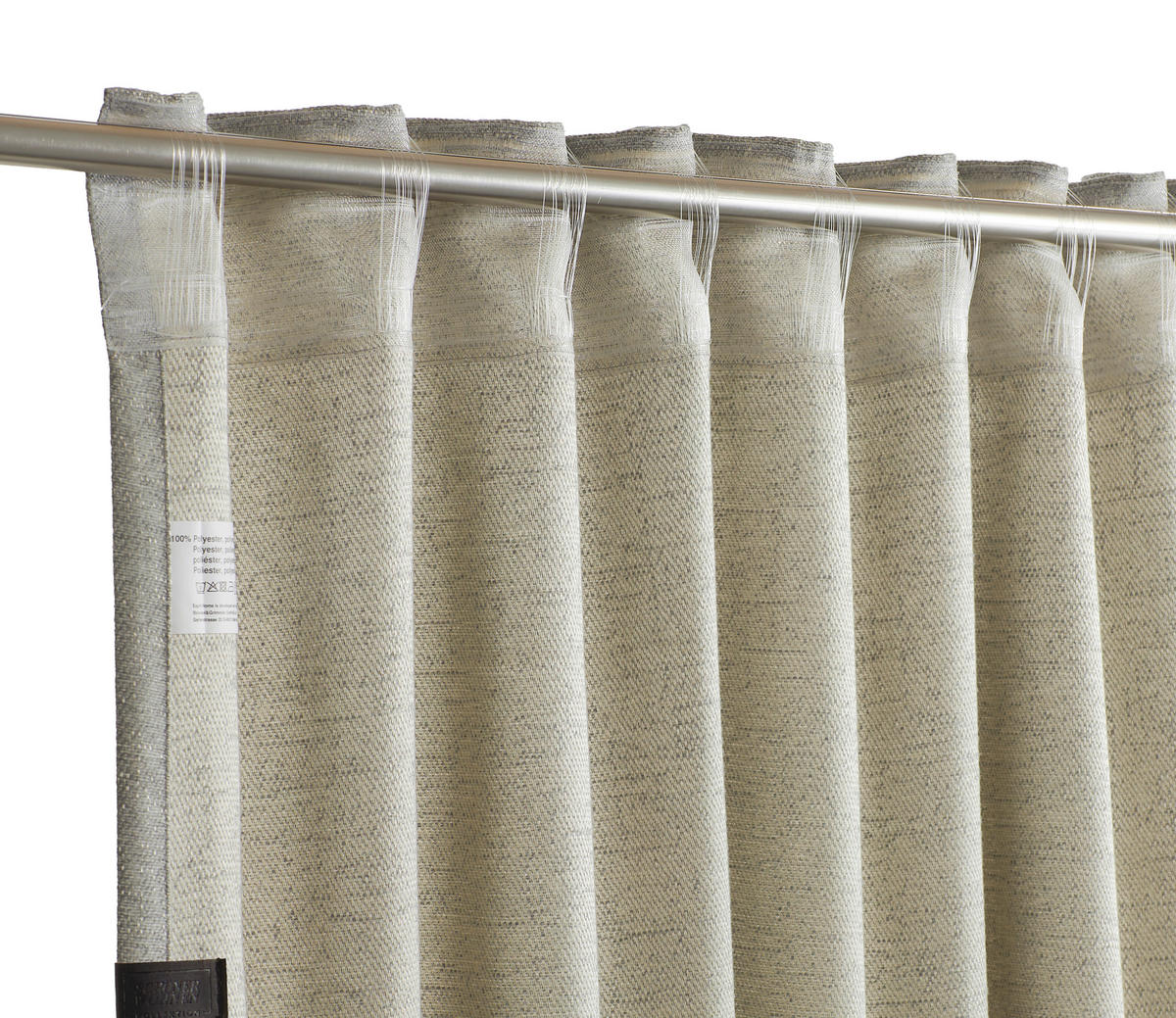 FERTIGVORHANG  blickdicht  130/250 cm   - Grau, Basics, Textil (130/250cm) - Schöner Wohnen