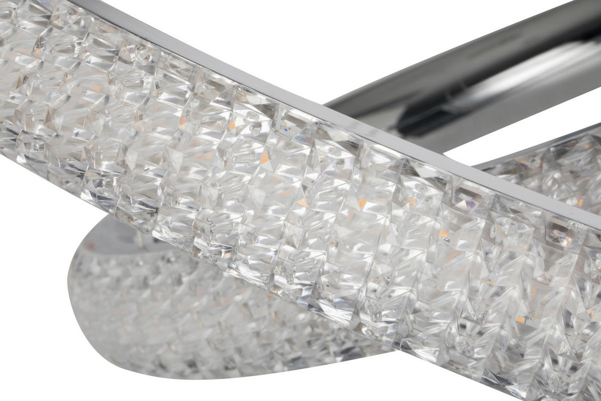 ZÁVĚSNÉ LED SVÍTIDLO, 61/150 cm  - bílá/barvy chromu, Design, plast (61/150cm) - Dieter Knoll