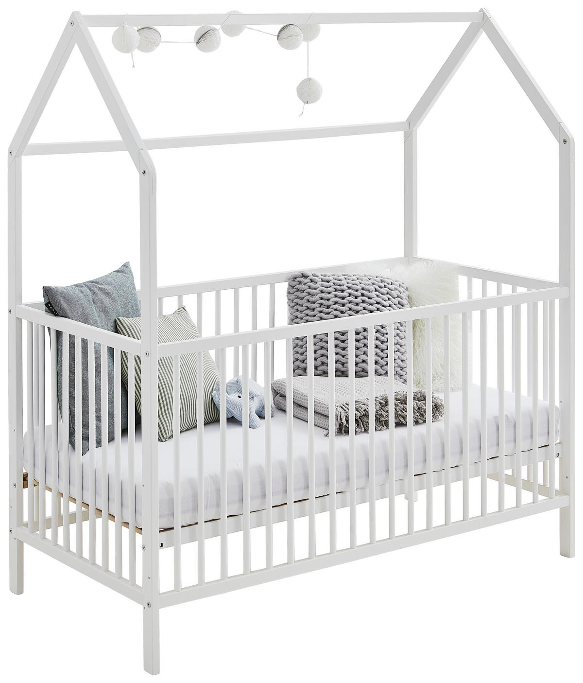 DJEČJI KREVETIĆ  Emma 1  - bijela, Trend, drvo (144/75/161cm) - My Baby Lou
