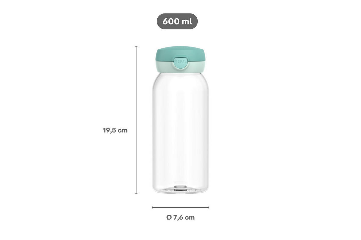 DĚTSKÁ LÁHEV NA PITÍ - vícebarevná, Basics, plast (7,6/19,5/9,5cm) - Mepal