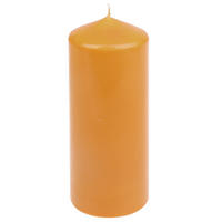 STUMPENKERZE  - Honig, Basics, Paraffin (7,7/20,0cm) - Steinhart