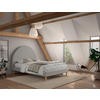 KINDER-/JUNIORBETT - Naturfarben/Grau, ROMANTIK / LANDHAUS, Holz/Textil (140/200cm) - MID.YOU