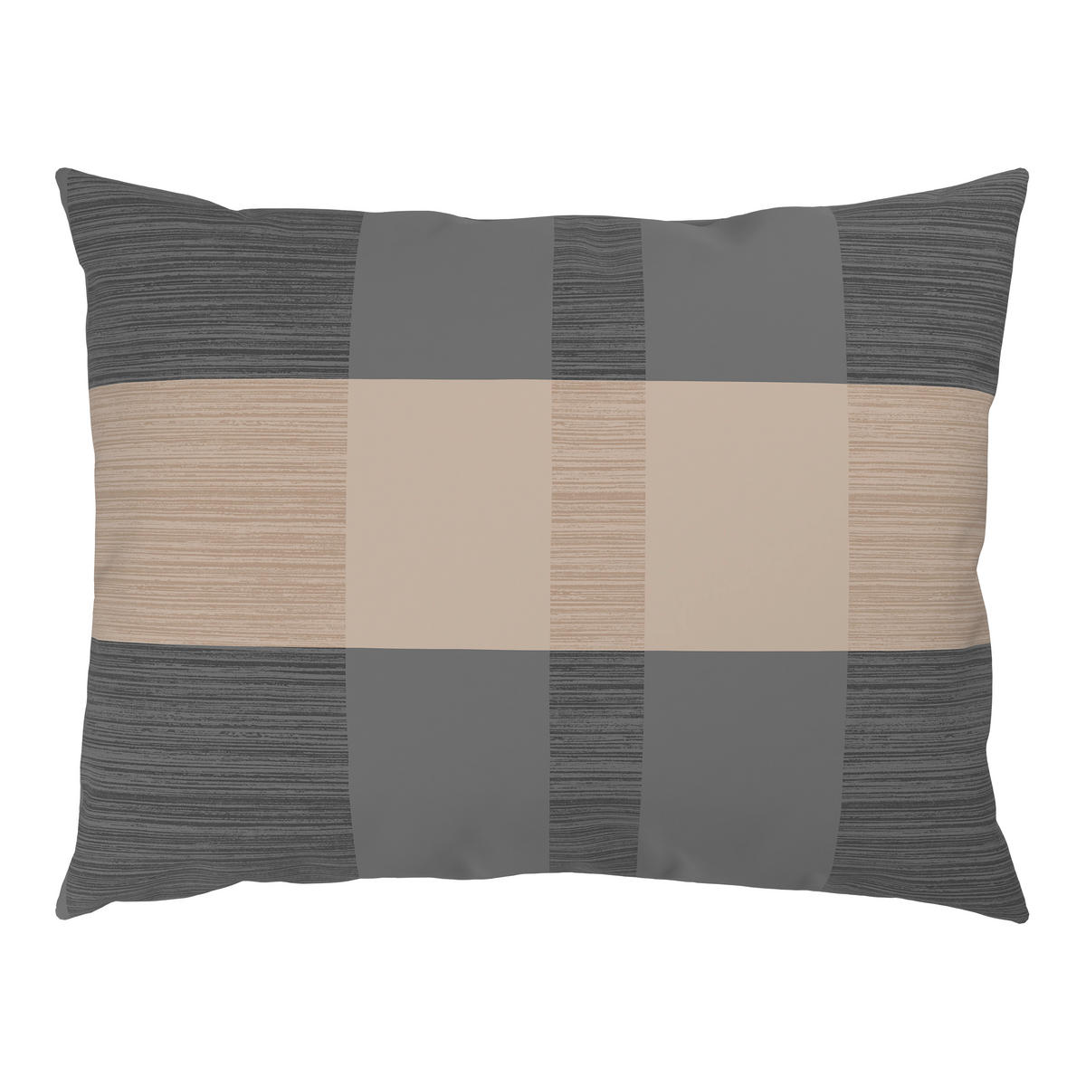 BETTWÄSCHE 2-teilig 140/200 cm  - Anthrazit/Beige, KONVENTIONELL, Textil (140/200cm) - Esposa