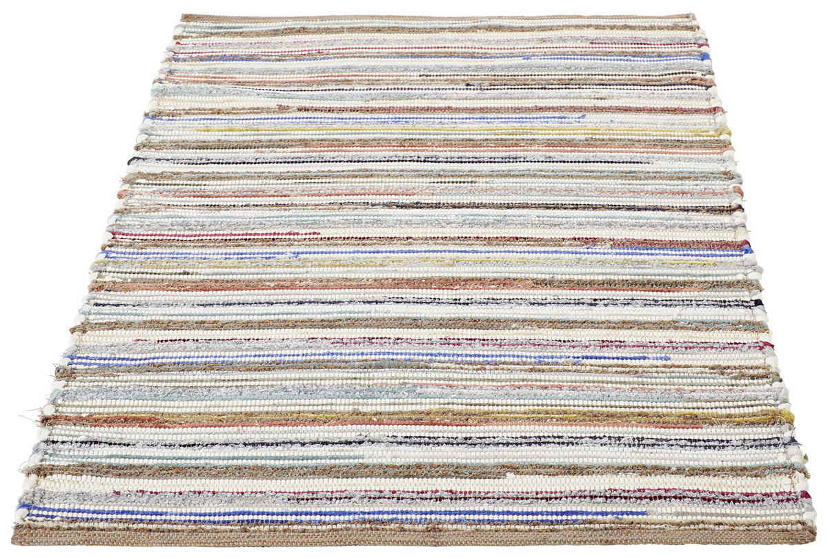 HANDWEBTEPPICH 90/160 cm Brixen Multicolor  - Multicolor, LIFESTYLE, Textil (90/160cm) - Linea Natura