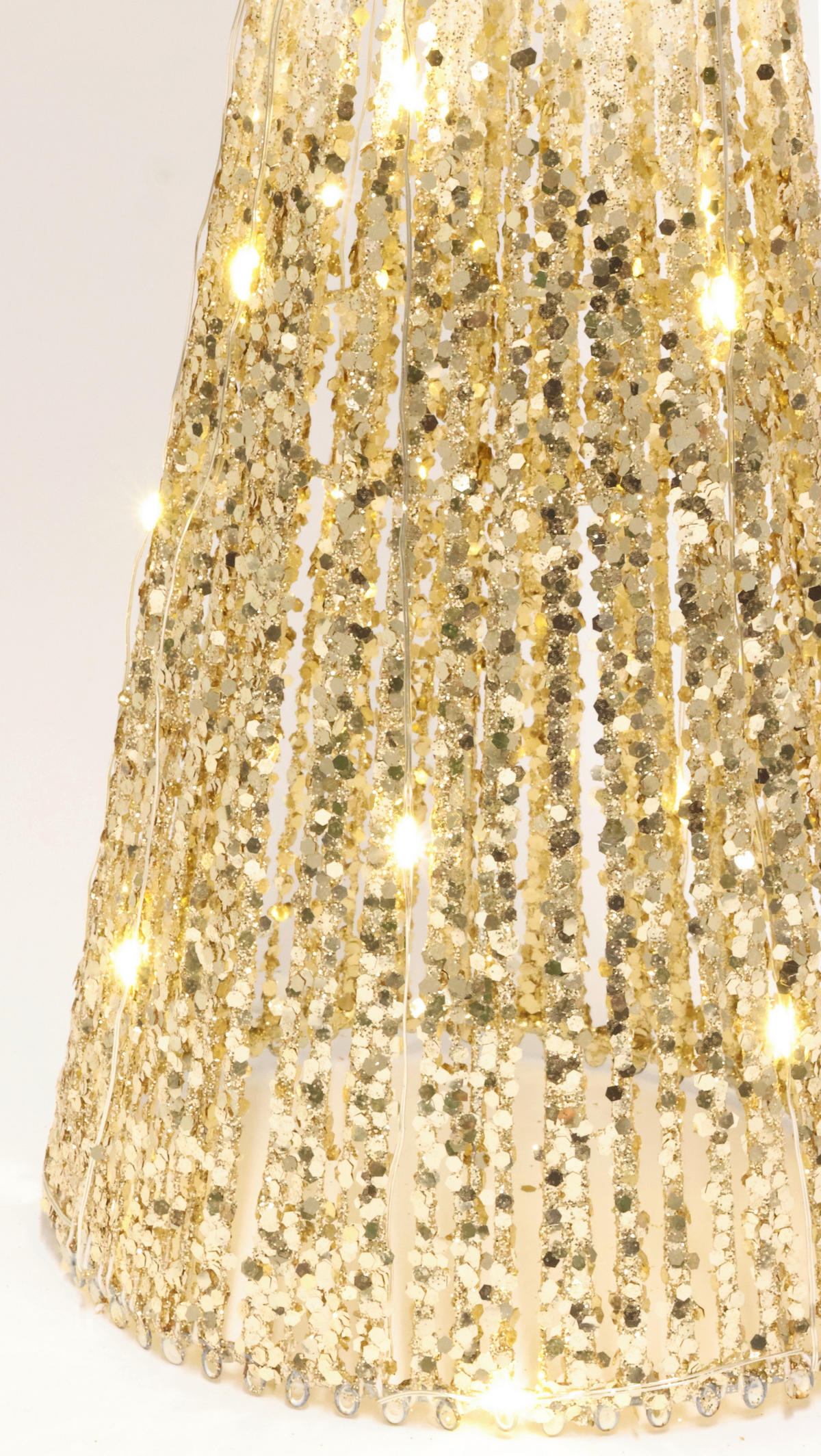 WEIHNACHTSPYRAMIDE  - Goldfarben, Basics, Metall (60cm) - X-Mas