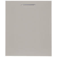 GESCHIRRSPÜLERFRONT 60/72/1,9 cm  in Grau  - Edelstahlfarben/Grau, MODERN, Holzwerkstoff/Metall (60/72/1,9cm) - Nobilia