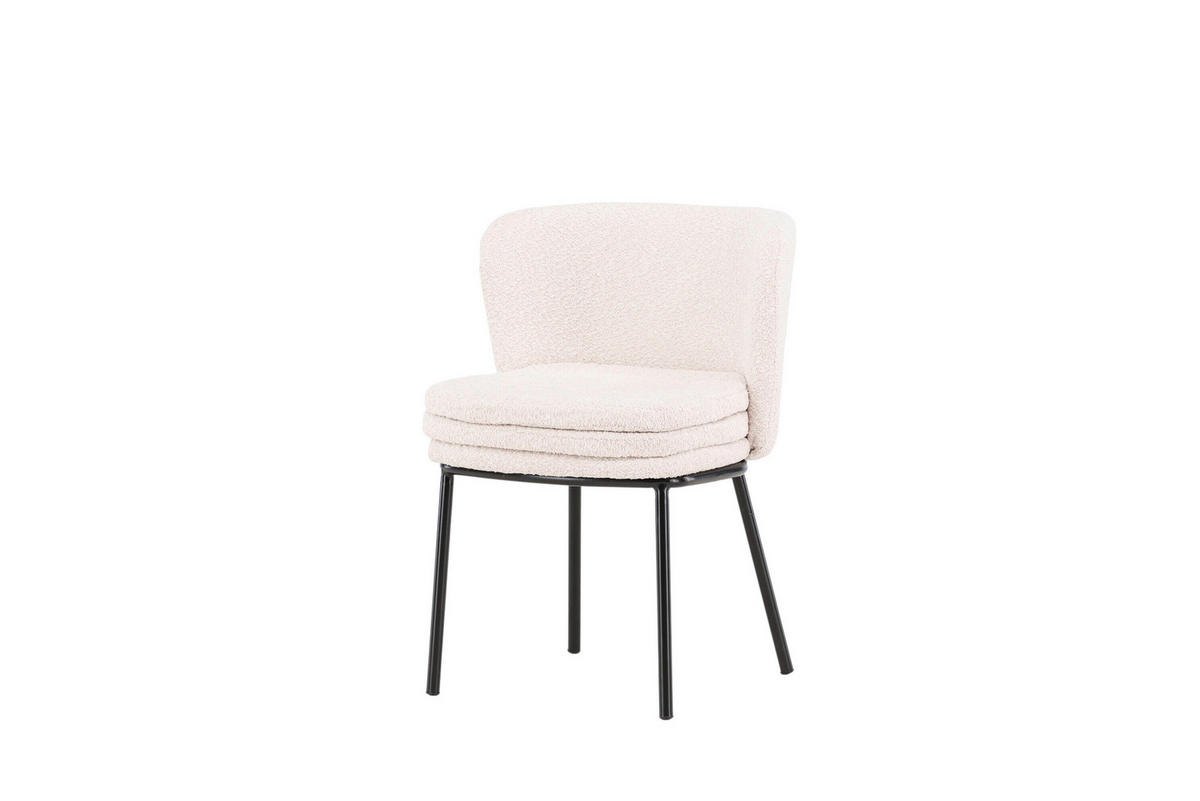 STOLSET 2 styck kan torkas av   svart, vit  - vit/svart, Modern, metall/textil (47/77/57cm) - Livetastic