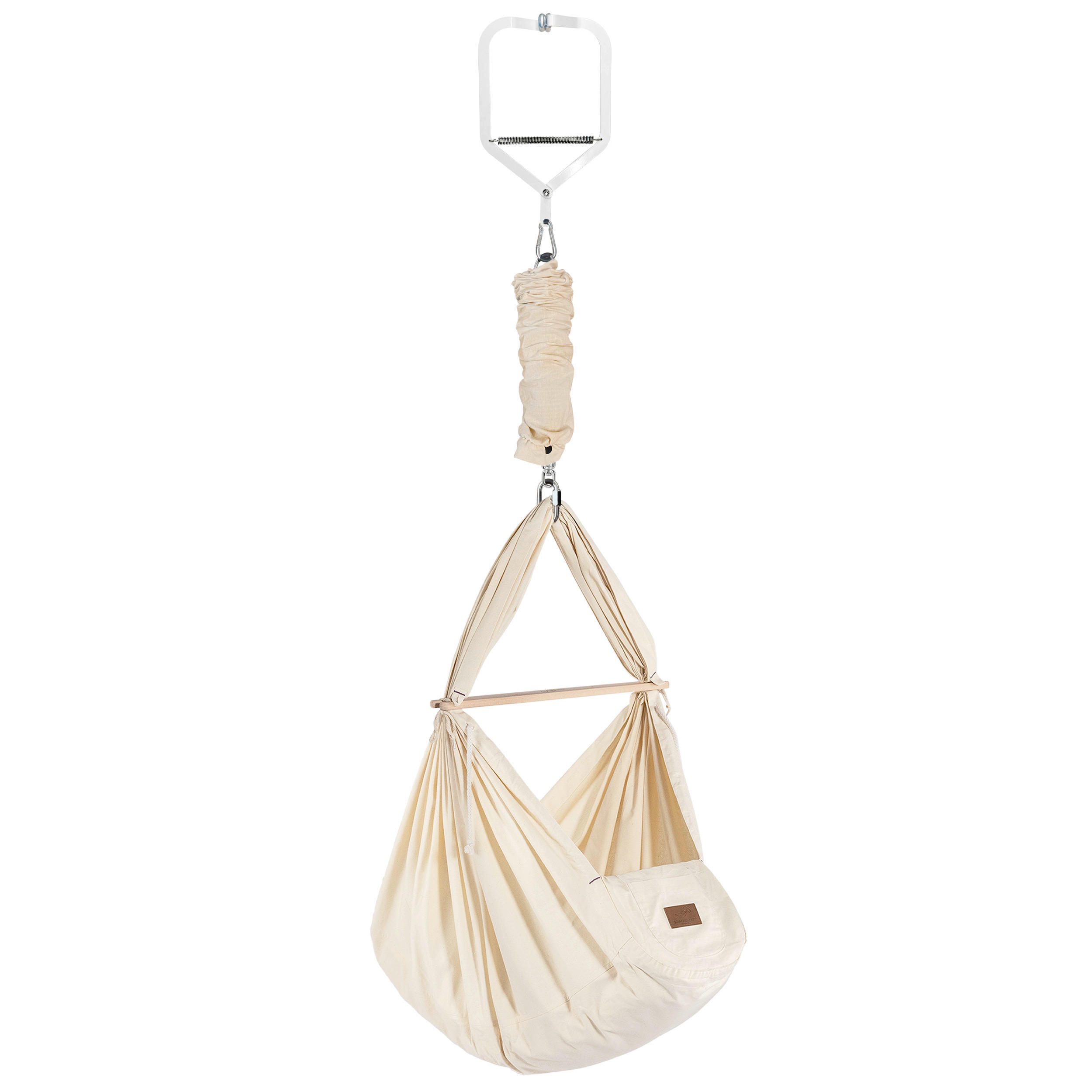 FEDERWIEGE BEIGE  Beige  - Beige, Basics, Textil/Metall (30/166/137cm) - SCHMUSEWOLKE