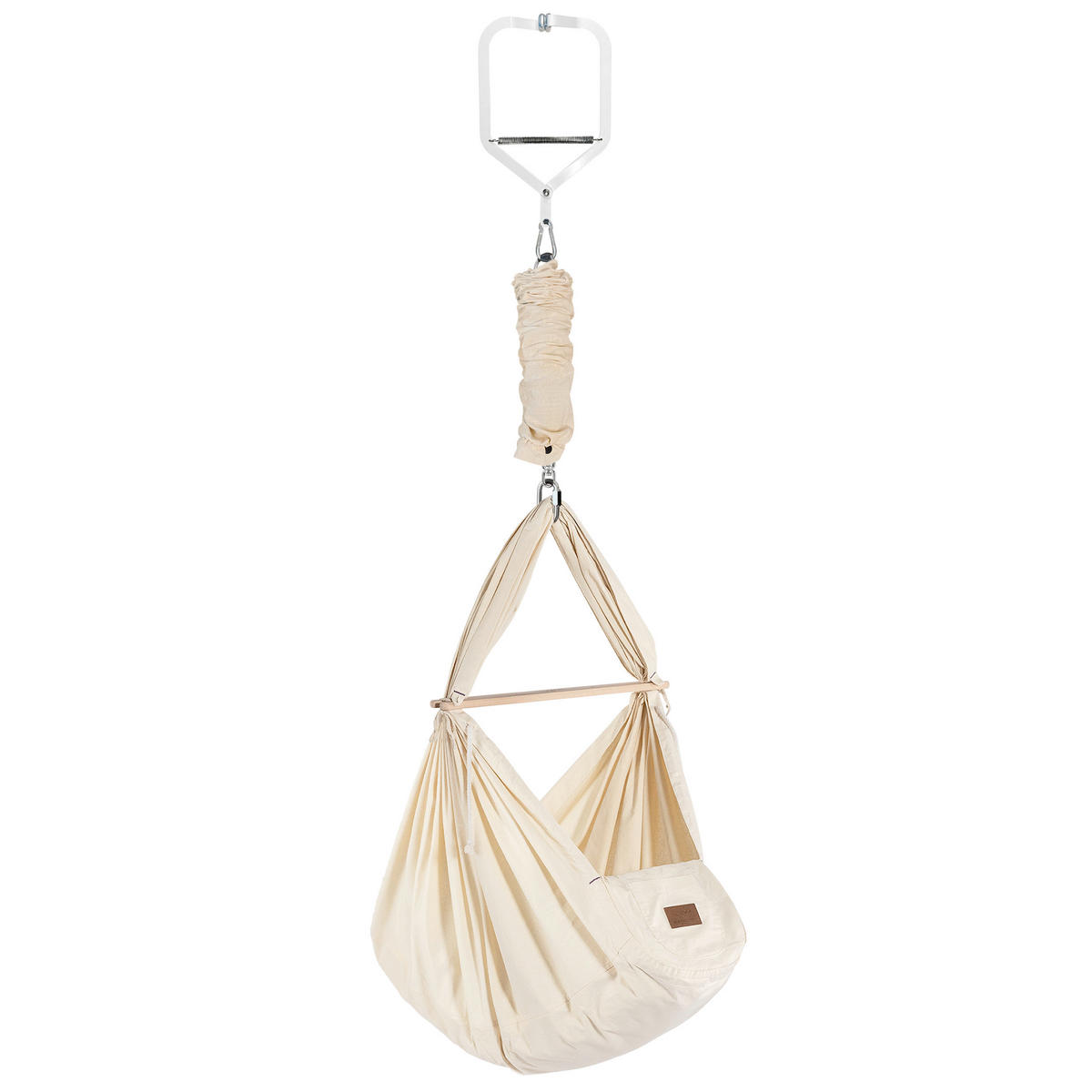 FEDERWIEGE BEIGE  Beige  - Beige, Basics, Textil/Metall (30/166/137cm) - SCHMUSEWOLKE