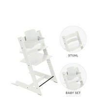 HOCHSTUHL-SET Tripp Trapp Bundles  - Weiss, Basics, Holz (83/57/46cm) - Stokke