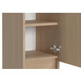 MIDISCHRANK 30/131/35 cm  - Sandfarben/Eichefarben, KONVENTIONELL, Holzwerkstoff/Kunststoff (30/131/35cm) - Xora