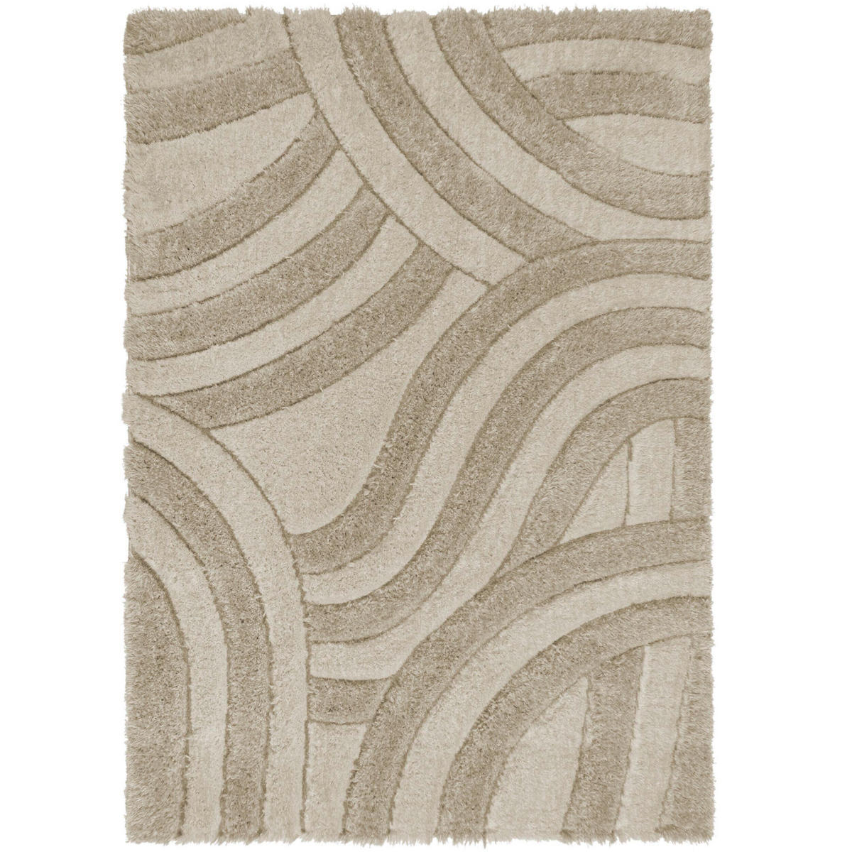 SHAGGY 80/150 cm Velvet Beige  - Beige, Basics, Kunststoff/Textil (80/150cm) - Xora