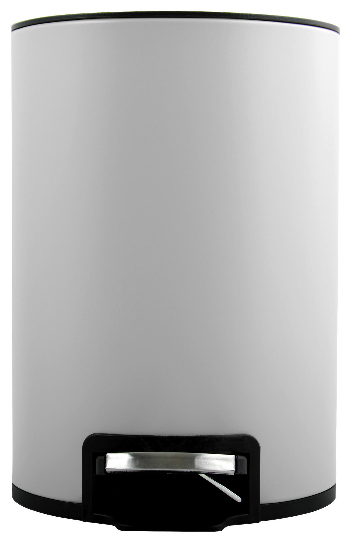 TRETEIMER 5 L  - Schwarz/Weiß, KONVENTIONELL, Kunststoff/Metall (20/25/30cm) - Spirella