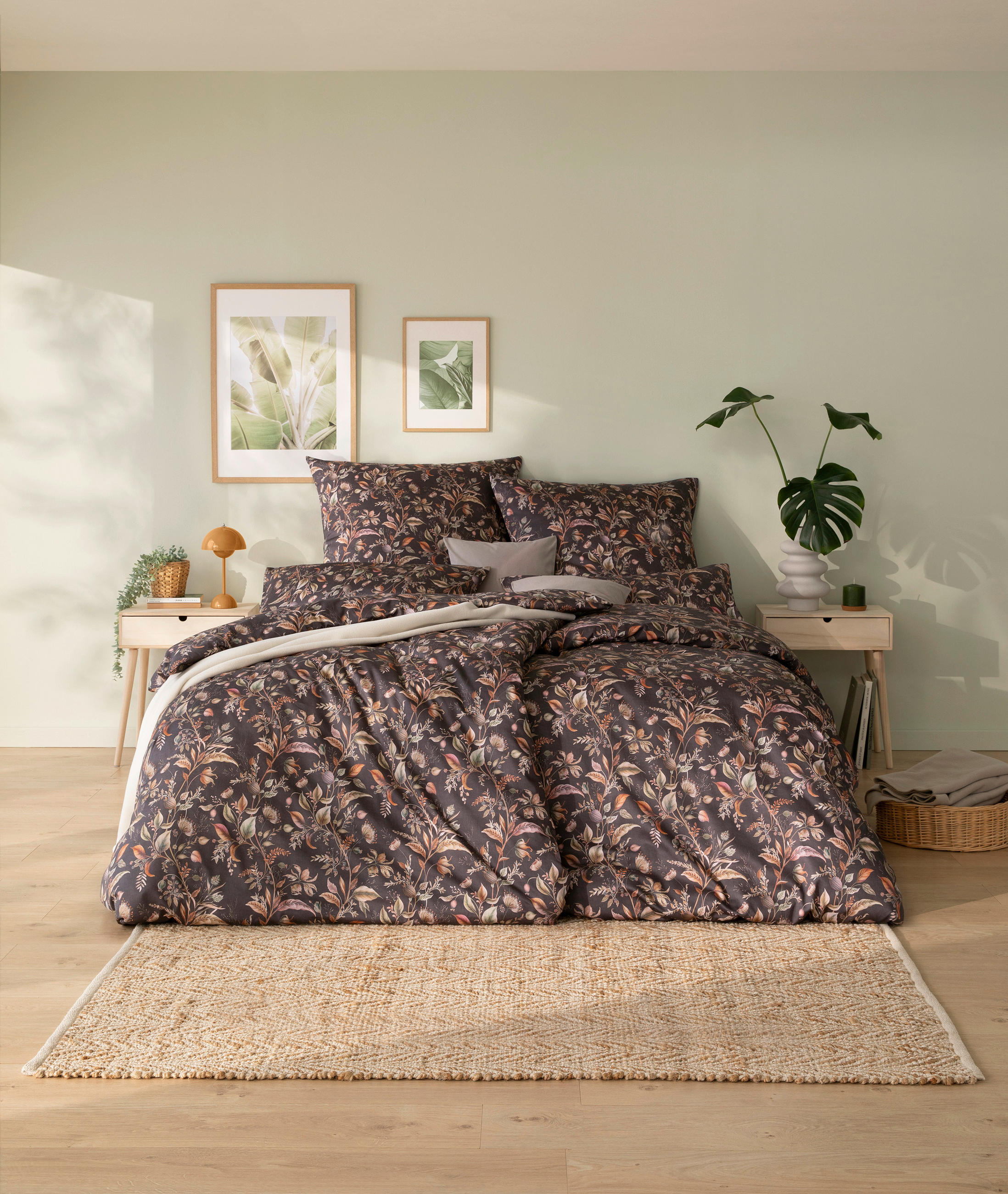 BETTWÄSCHE Atelier Makosatin 135/200 cm  - Braun, Design, Textil (135/200cm) - Estella