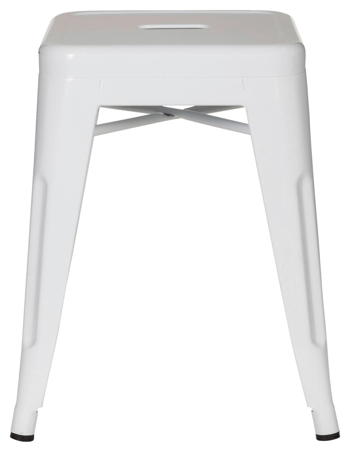 TABURE, kovina bela  - bela, Basics, kovina (39/46/39cm) - MID.YOU