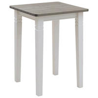 BARTISCH  - Weiß/Grau, ROMANTIK / LANDHAUS, Holz (78/103/78cm) - Boxxx