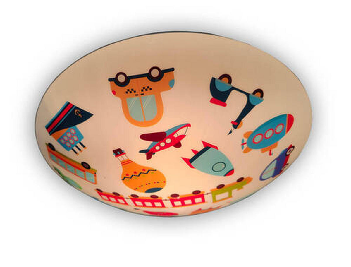 KINDERDECKENLEUCHTE 36/36/10 cm   - Multicolor, Basics, Kunststoff (36/36/10cm)