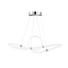 ZÁVĚSNÉ LED SVÍTIDLO - barvy chromu, Design, kov/umělá hmota (92/150/31cm) - Ambiente ZÁVĚSNÉ LED SVÍTIDLO - barvy chromu, Design, kov/umělá hmota (92/150/31cm) - Ambiente