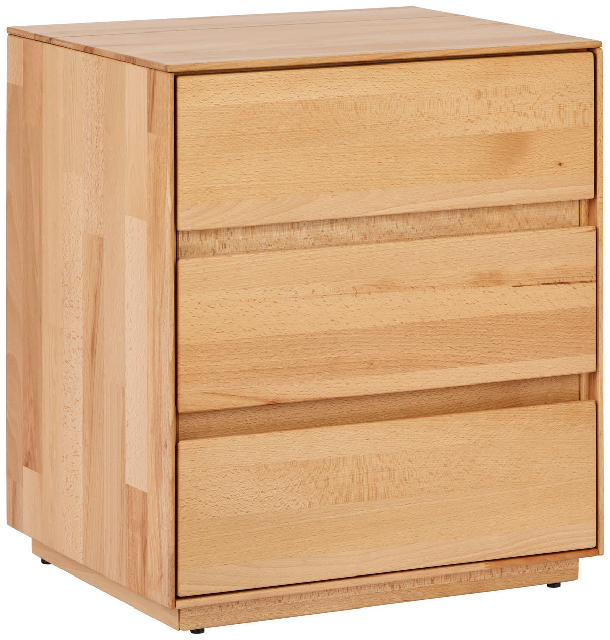NACHTSCHRANK 50/60/40 cm Kernbuche massiv  - Kernbuche, Natur, Holz (50/60/40cm) - MID.YOU
