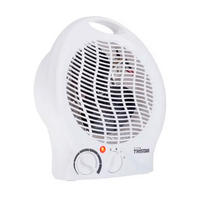 2u1, ventilator+grijalica - bijela, Basics, plastika (26/22/14cm)