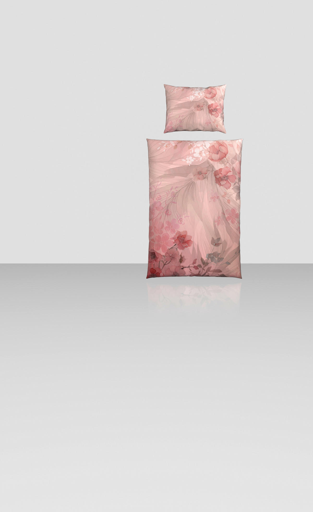 POSTELJINA TANJA 140/200 cm saten svetloružičasta  - svetloružičasta, Konvencionalno, tekstil (140/200cm) - Novel