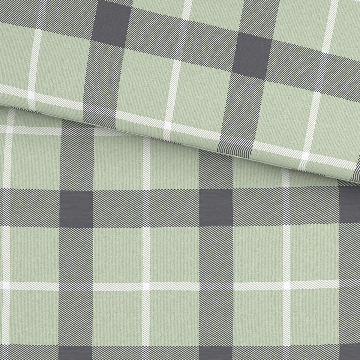 BETTWÄSCHE 2-teilig TERNET Flanell 140/200 cm  - Hellgrau, KONVENTIONELL, Textil (140/200cm) - Esposa