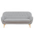 DREISITZER-SOFA in Holz, Textil Hellgrau - Hellgrau/Naturfarben, Trend, Holz/Textil (183/85/82cm) - Ambia Home DREISITZER-SOFA in Holz, Textil Hellgrau - Hellgrau/Naturfarben, Trend, Holz/Textil (183/85/82cm) - Ambia Home