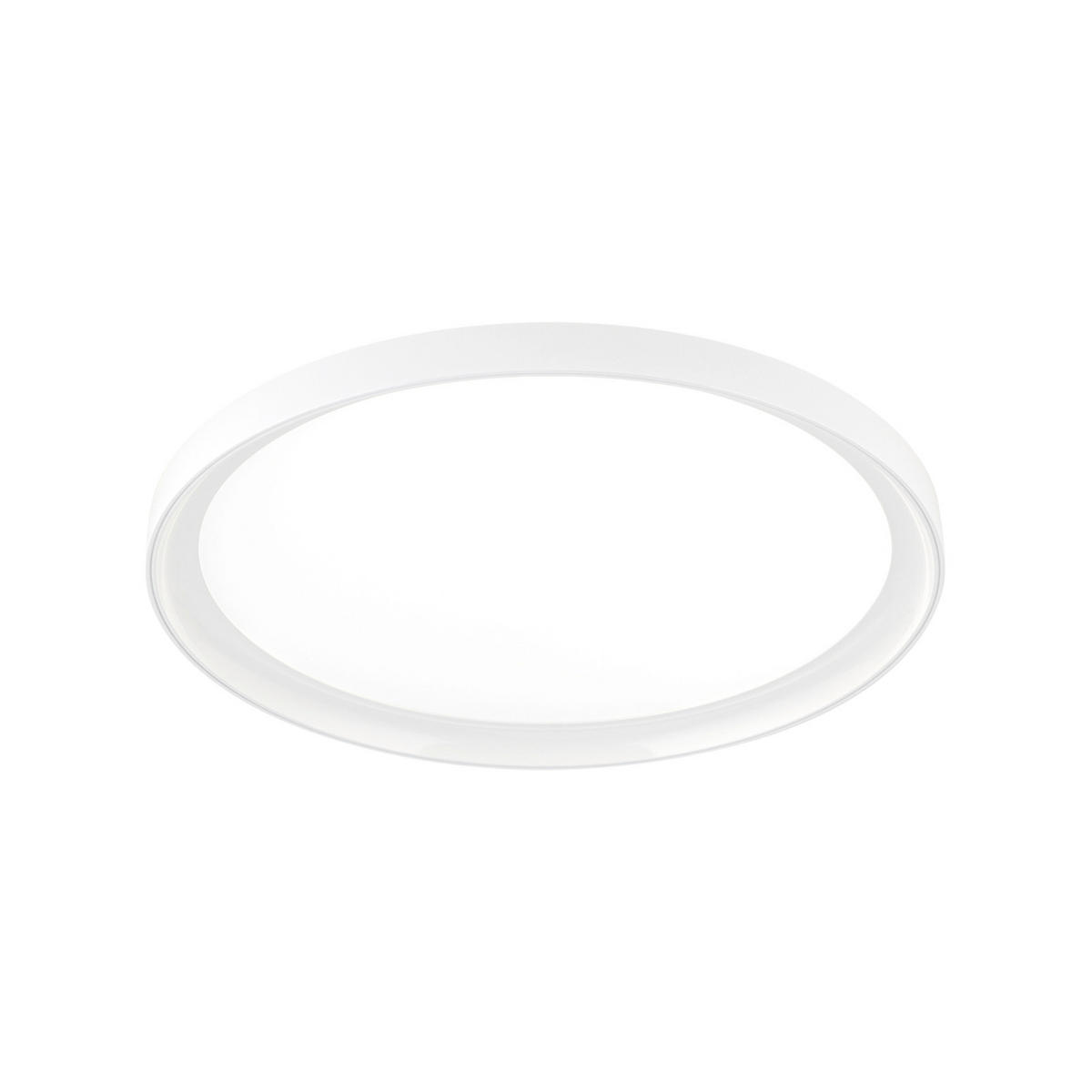 LED-DECKENLEUCHTE Gamma 40/6,0 cm   - Weiß, Basics, Kunststoff/Metall (40/6,0cm)