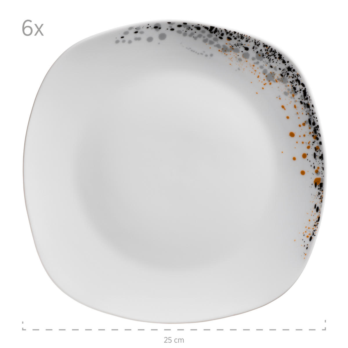 TAFELSERVICE 18-teilig  - Weiss, Basics, Keramik - Mäser