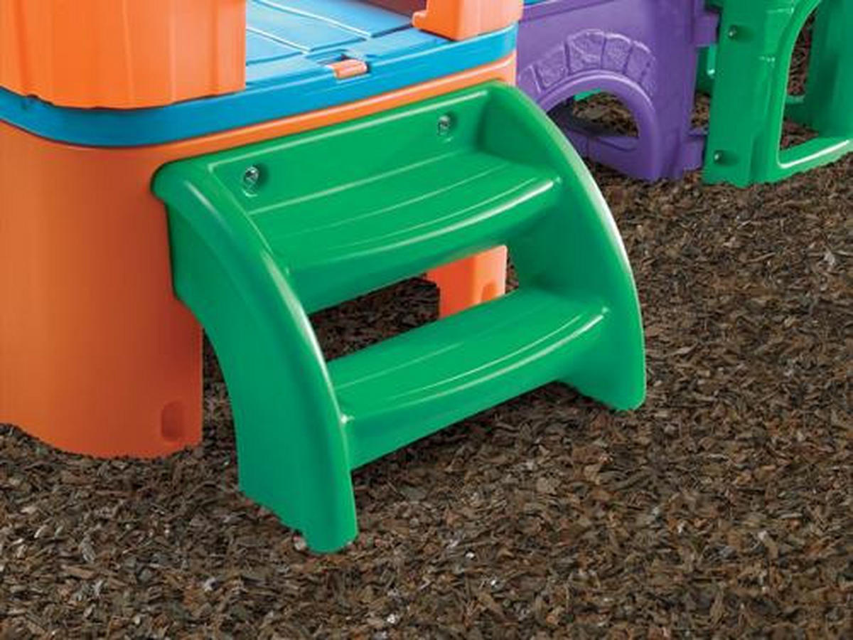 Clubhouse Climber 348/177,8/232,4 cm Step2  - Blau/Grün, Basics, Kunststoff (348/177,8/232,4cm) - Ambia Garden