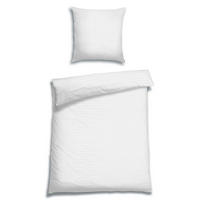 BETTWÄSCHE 2-teilig Seersucker 135/200 cm  - Weiß, Basics, Textil (135/200cm) - Florella