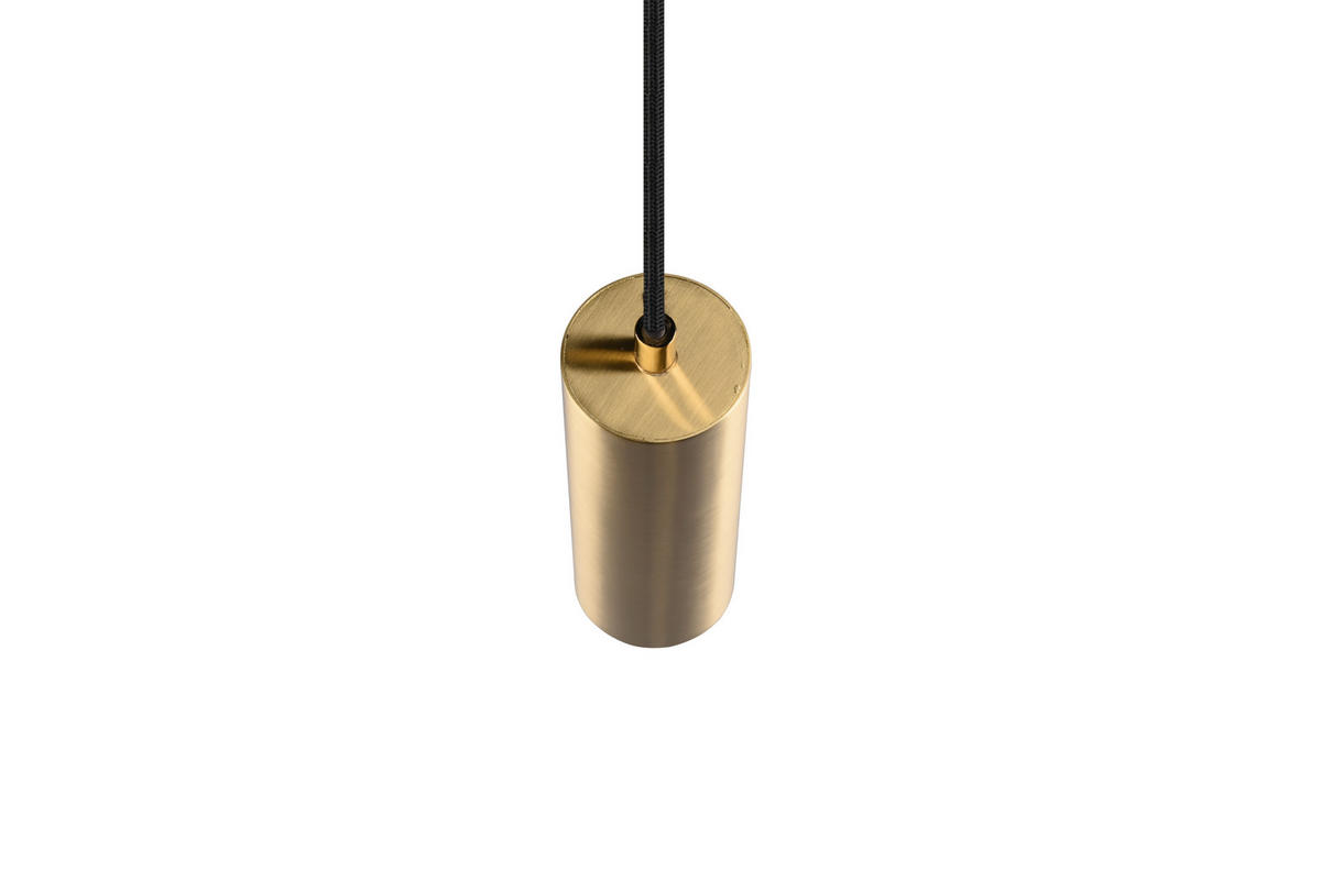 HÄNGELEUCHTE Marley 6/180 cm   - Messingfarben, Design, Metall (6/180cm) - Trio Leuchten