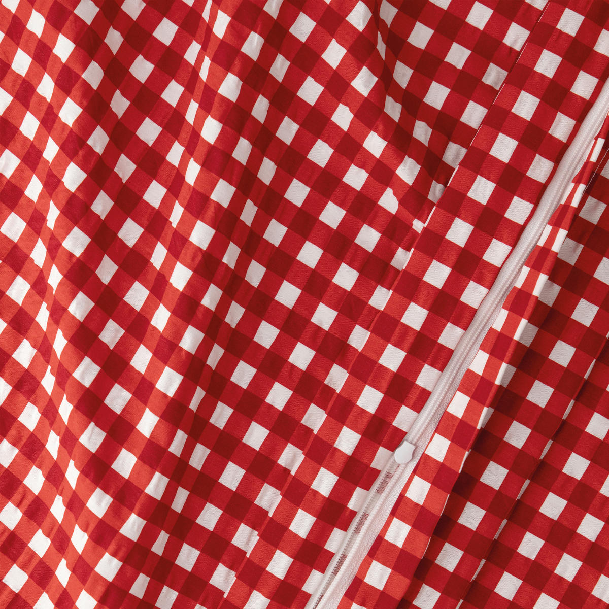 BETTWÄSCHE Seersucker 140/220 cm  - Rot, Design, Textil (140/220cm) - Florella