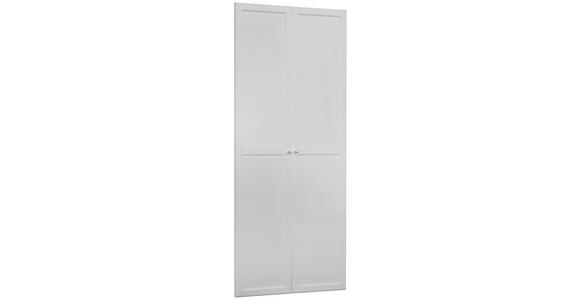 TÜRENSET 80/191,2/1,8 cm - Weiß, KONVENTIONELL, Holzwerkstoff/Kunststoff (80/191,2/1,8cm) - Carryhome