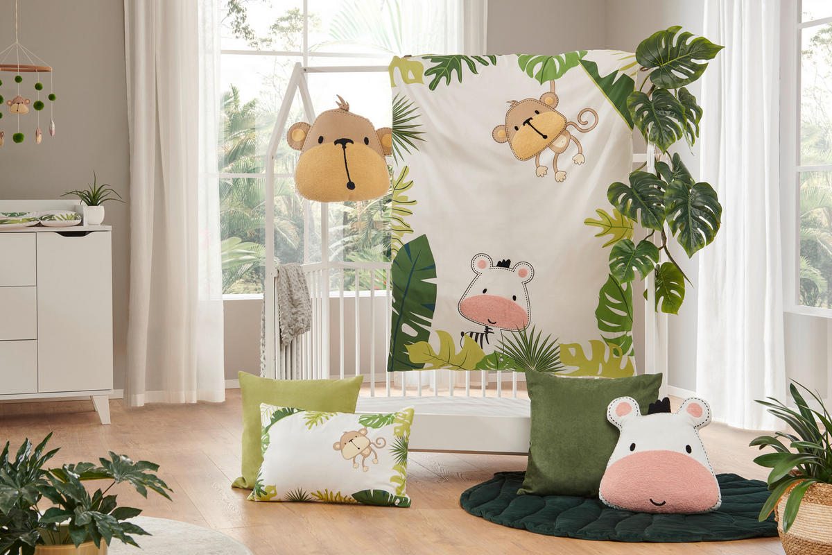 DĚTSKÝ POLŠTÁŘ, 45/45 cm - hnědá, Basics, textil (45/45cm) - Patinio