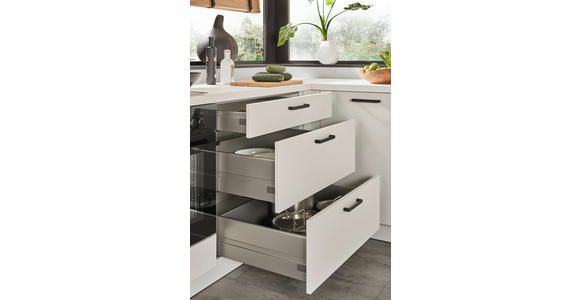EINBAUKÜCHE - Weiß, Design, Holzwerkstoff - Dieter Knoll