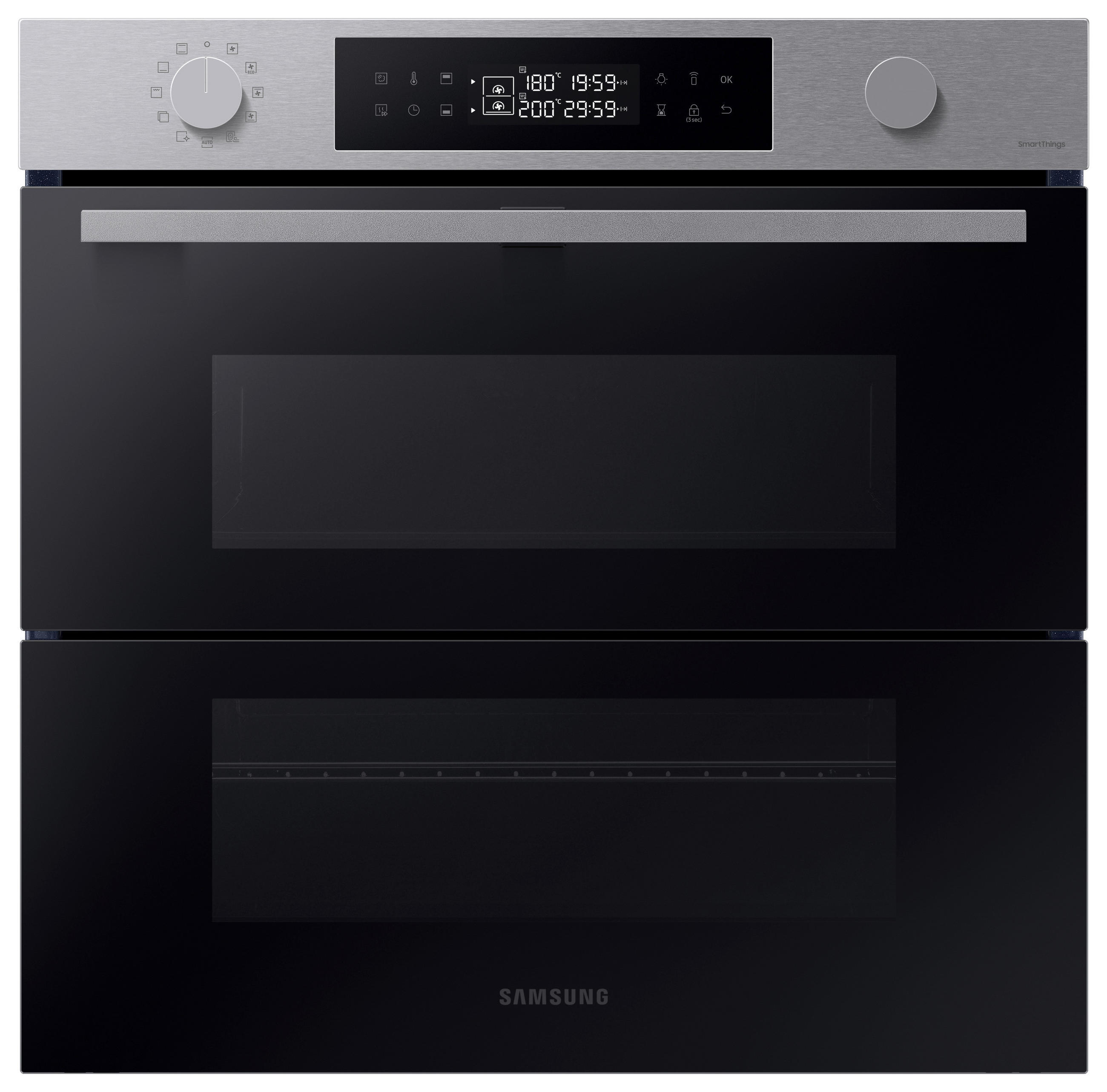 BACKOFEN NV7B4545VAS/U3  - Silberfarben, Design, Glas/Keramik (59,5/59,6/57,1cm) - Samsung