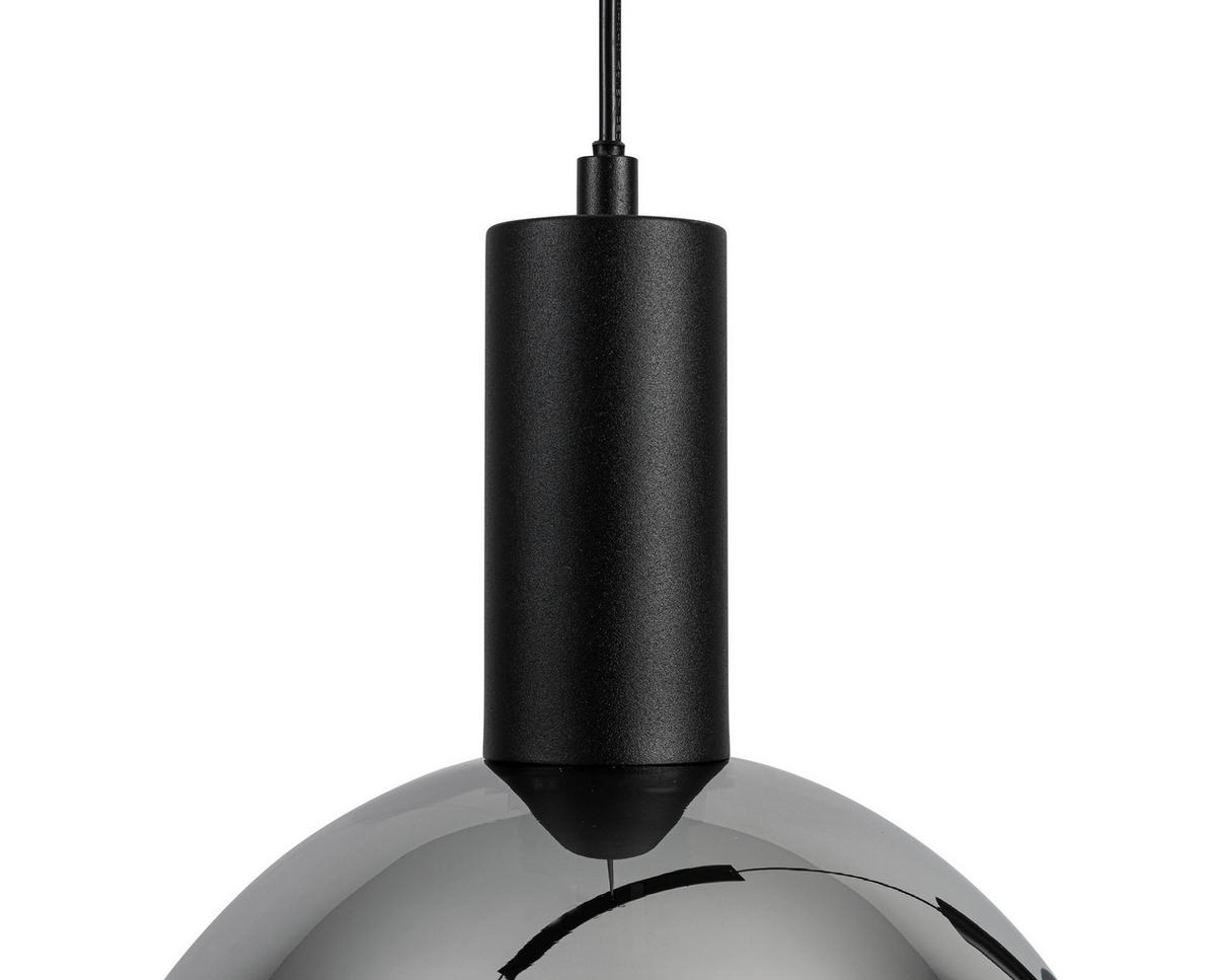 LUSTER    93/25/130 cm    - boja hroma/crna, Konvencionalno, staklo/metal (93/25/130cm) - Dieter Knoll