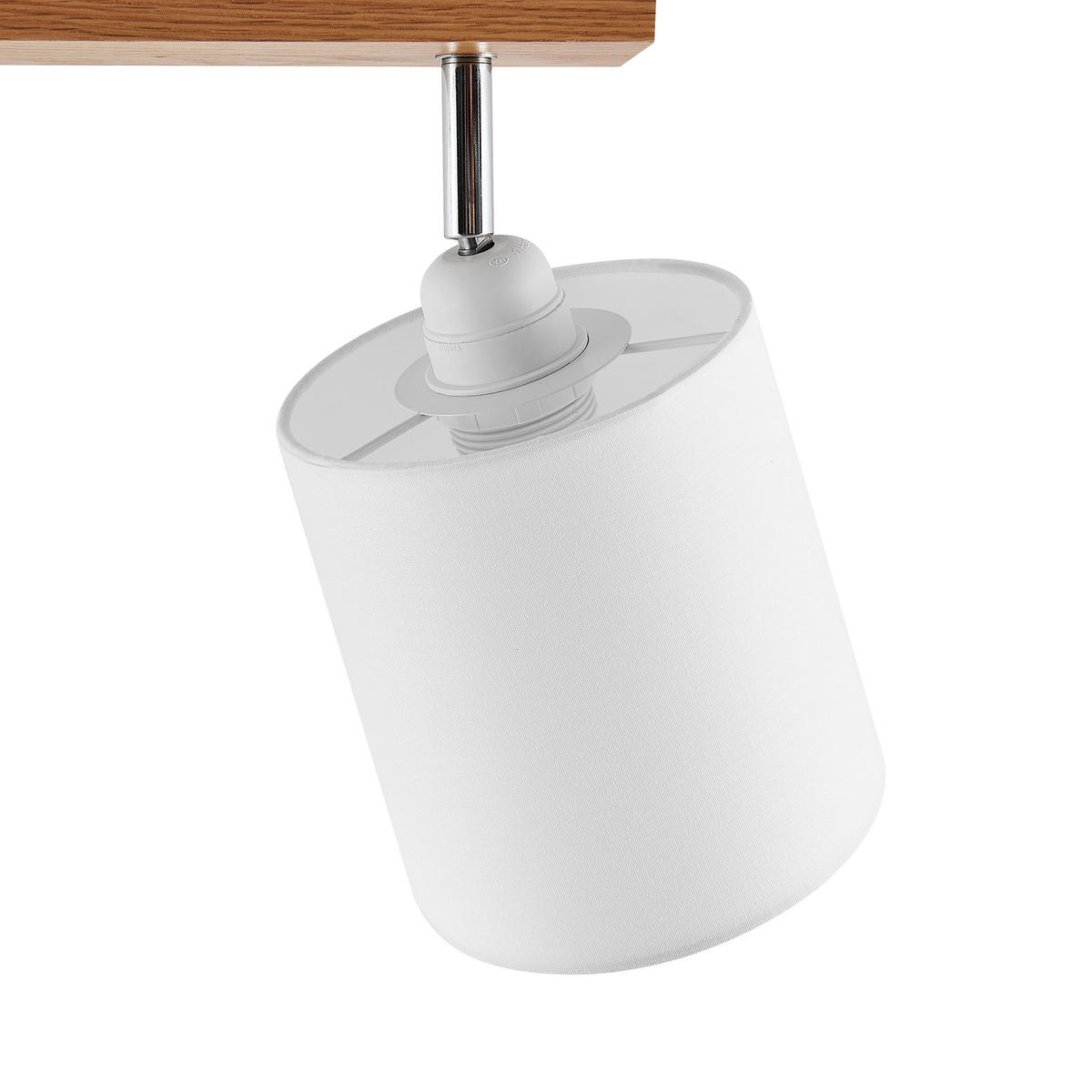 STRAHLER Sofia 66/38/25 cm  - Weiß, Natur, Holz/Textil (66/38/25cm) - Marama