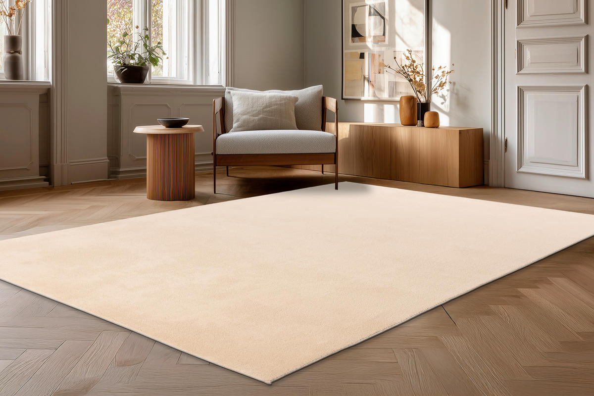 WEBTEPPICH 160/220 cm  - Beige, Basics, Textil (160/220cm)